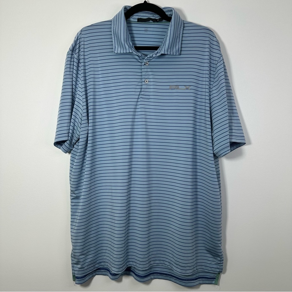 Ralph Lauren RLX Men’s Golf Striped Polo Shirt Size XL